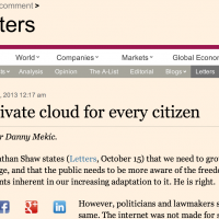 A private cloud for every citizen