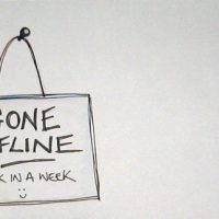 Two days a month offline: really alone with your own thoughts